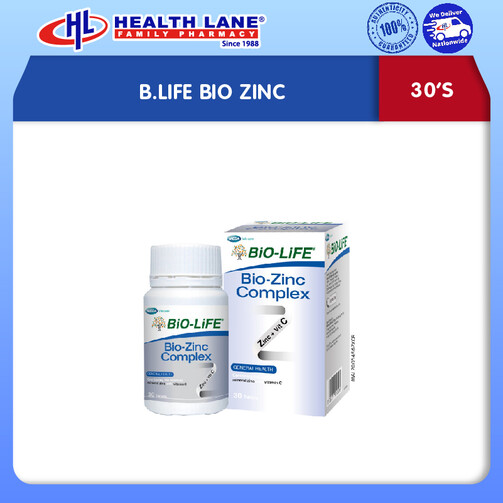 BIO-LIFE BIO ZINC (30'S) 